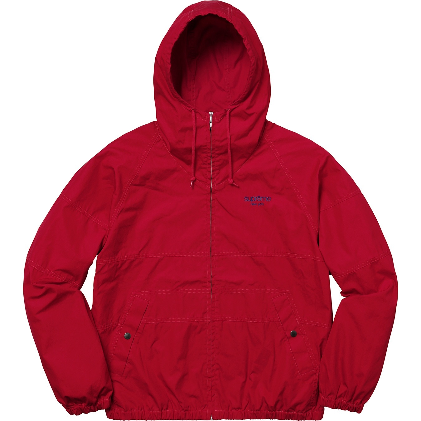 Cotton Hooded Raglan Jacket view 3